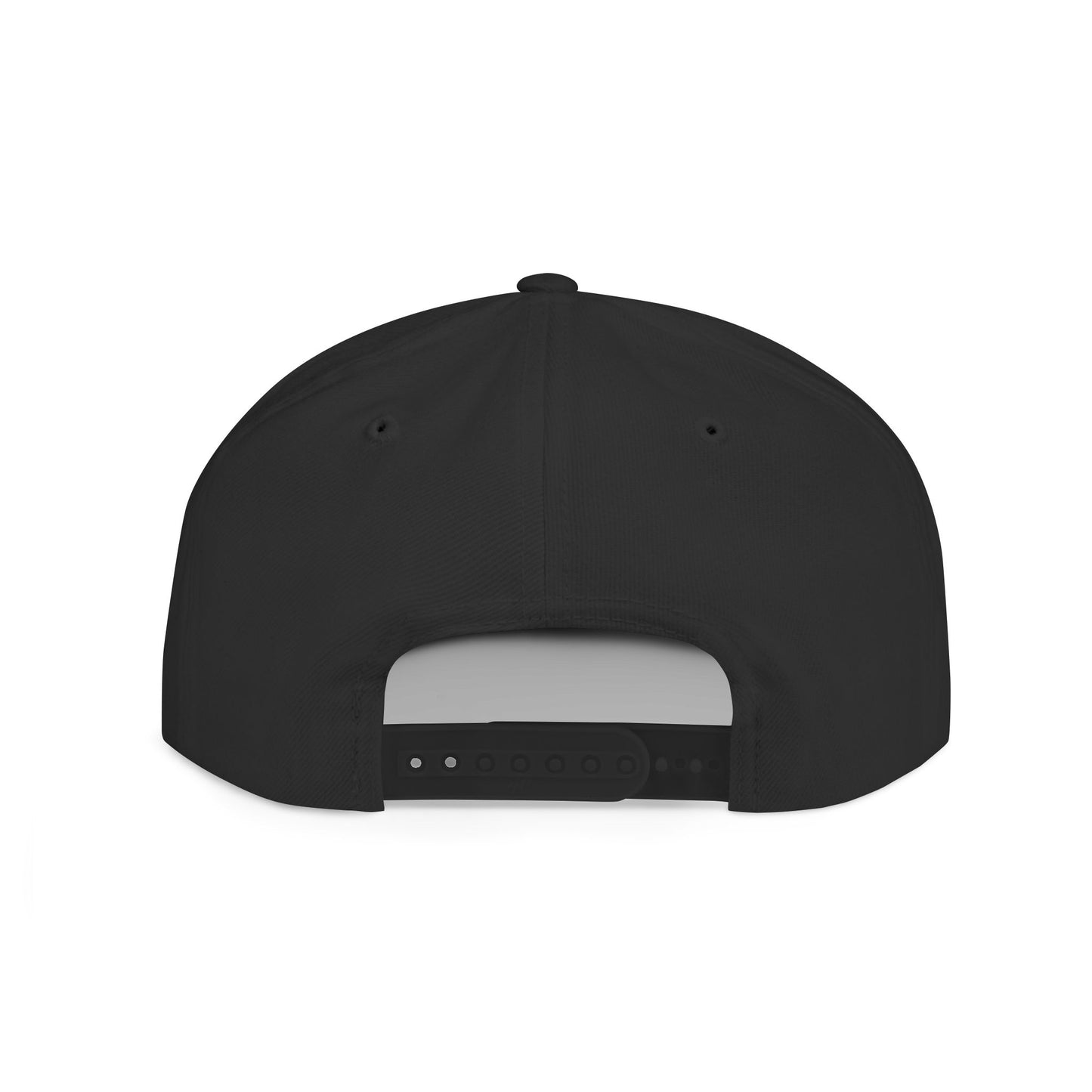 Snapback Hat — 'Glitch' Colorful Pixel Logo Flat-Bill Cap
