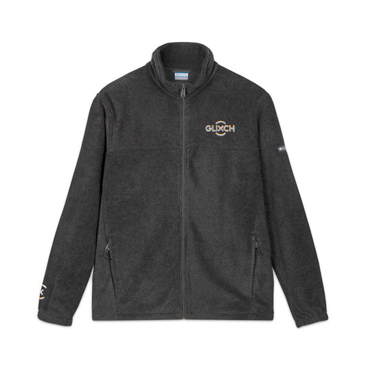 Embroidered Columbia Fleece Jacket – Cozy Outdoor Zip-Up with Logo