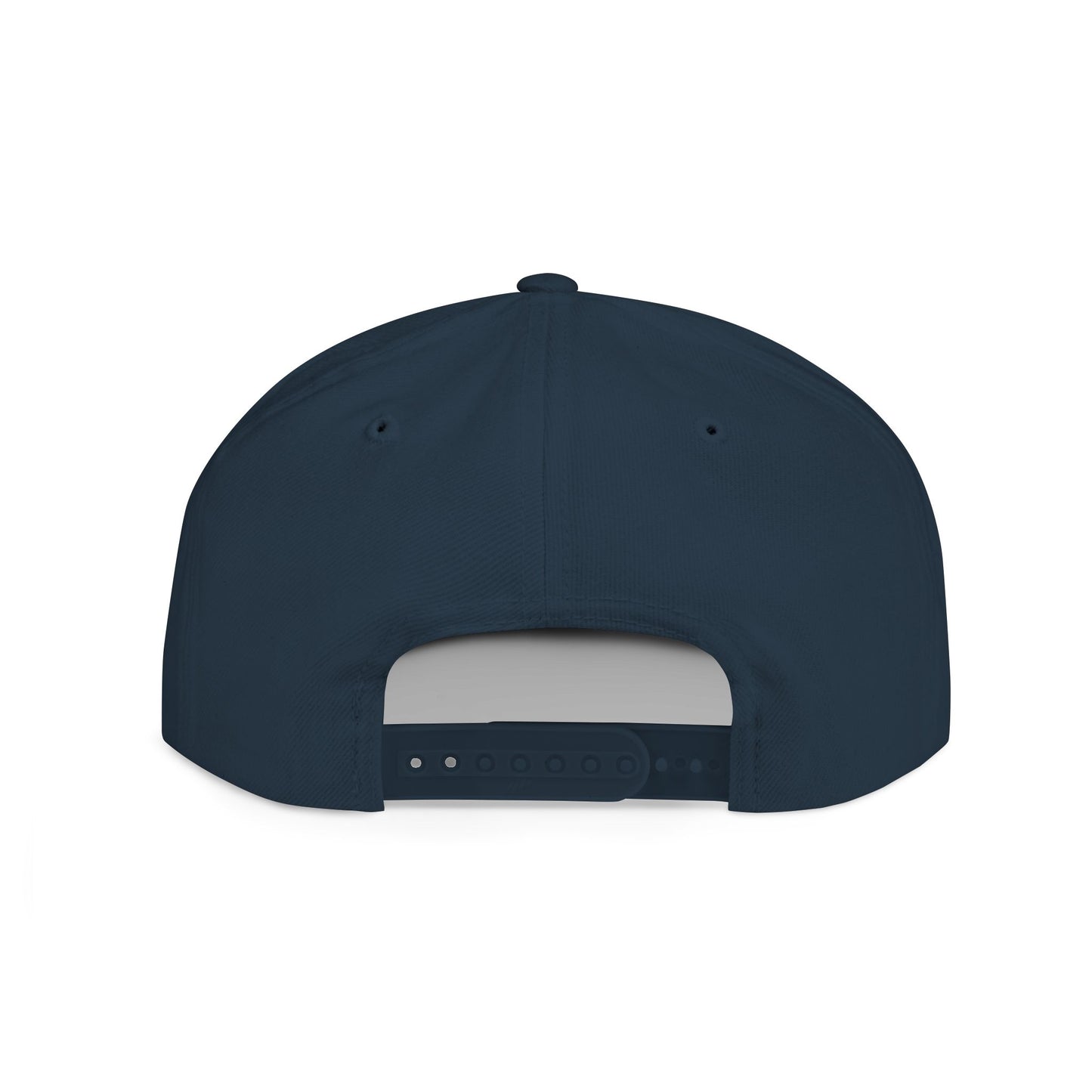 Snapback Hat — 'Glitch' Colorful Pixel Logo Flat-Bill Cap